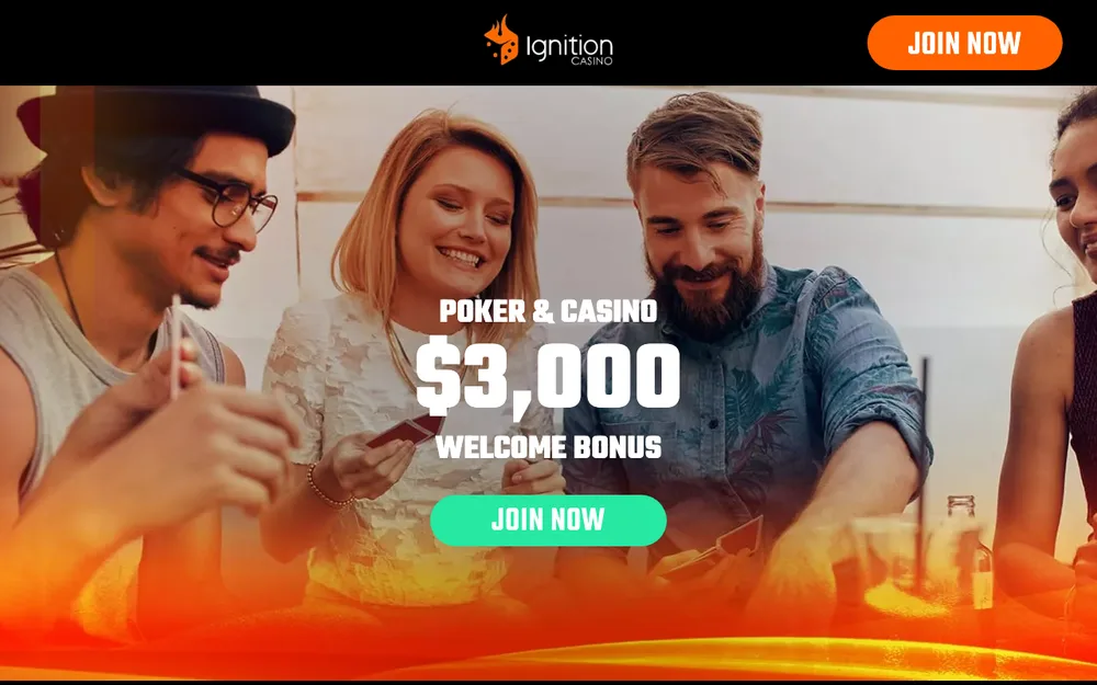 Ignition casino lobby — slots and live dealer games for Kentucky players